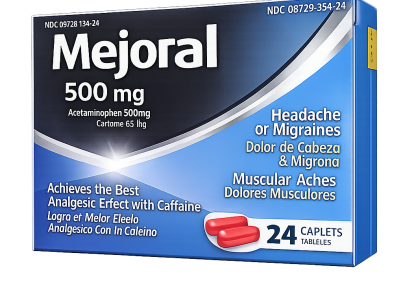 MEJORAL 500 mg X 24