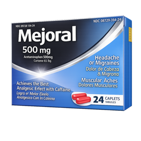 MEJORAL 500 mg X 24